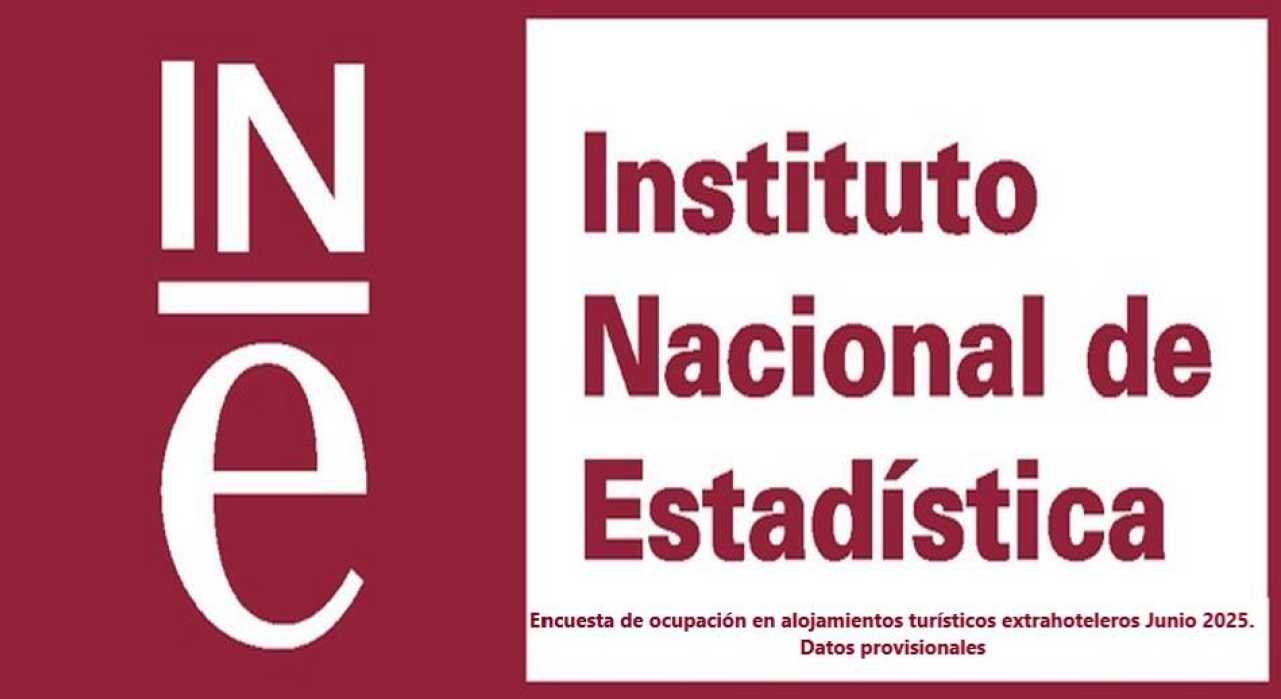 Encuesta de ocupación en alojamientos turísticos extrahoteleros Junio 2025. Datos provisionales
