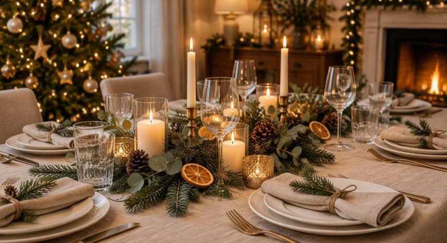 Cómo preparar una mesa de Navidad inolvidable (sin gastar una fortuna)