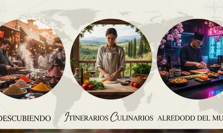 Descubriendo itinerarios culinarios alrededor del mundo