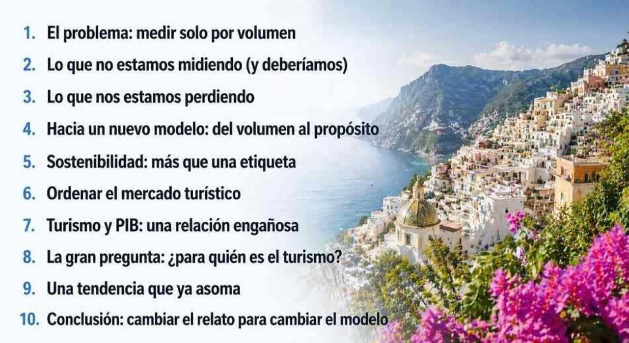 El turismo más allá de las cifras: cuando contar visitantes ya no basta