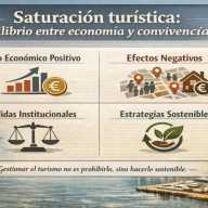 La saturación turística: entre motor económico y conflicto social