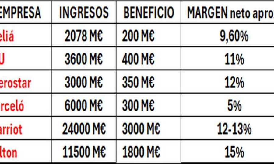 Turismo 2025: récords históricos de beneficios en las grandes empresas