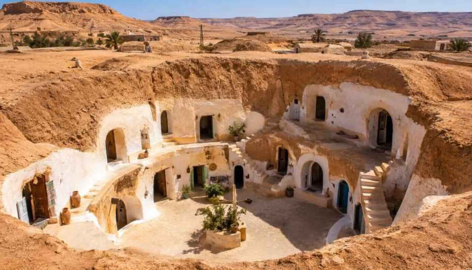 Matmata, las viviendas subterráneas de Túnez