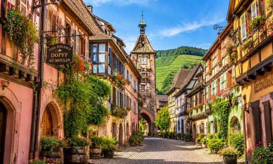 Riquewihr, entre viñedos alsacianos y calles de cuento