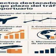 El tráfico aeroportuario mundial llegará en tres décadas a mas de 17.700 millones de pasajeros