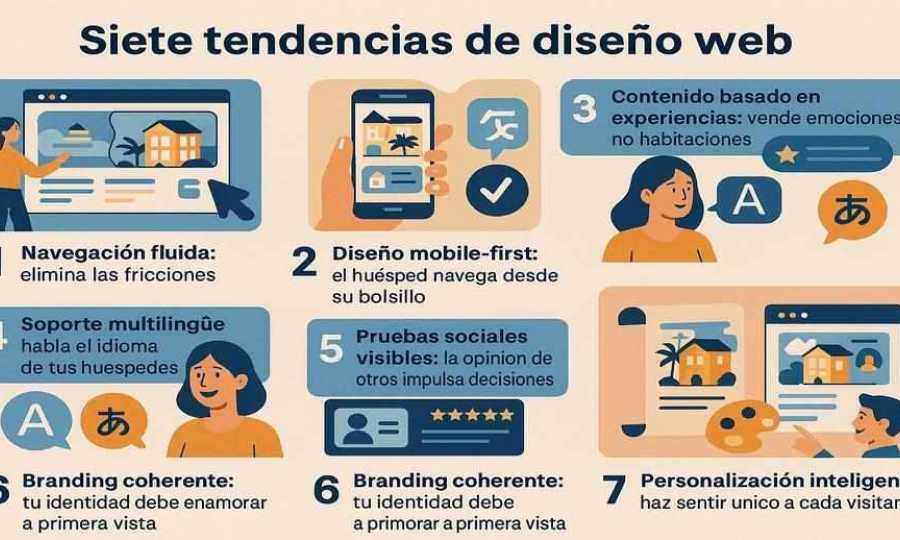 Convierte visitantes en reservas: 7 tendencias de diseño web que impulsan conversiones