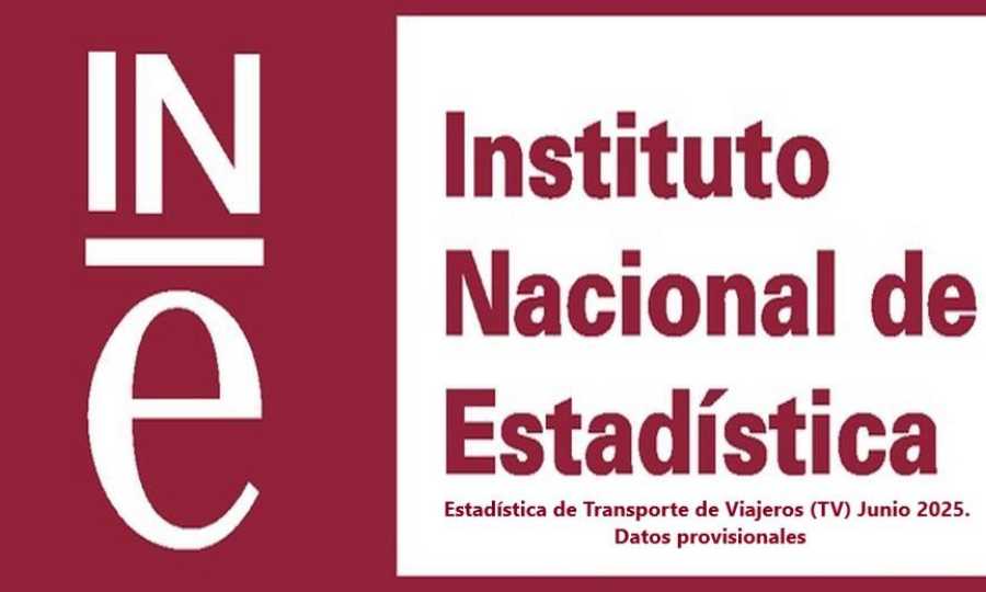Estadística de Transporte de Viajeros (TV) Junio 2025. Datos provisionales