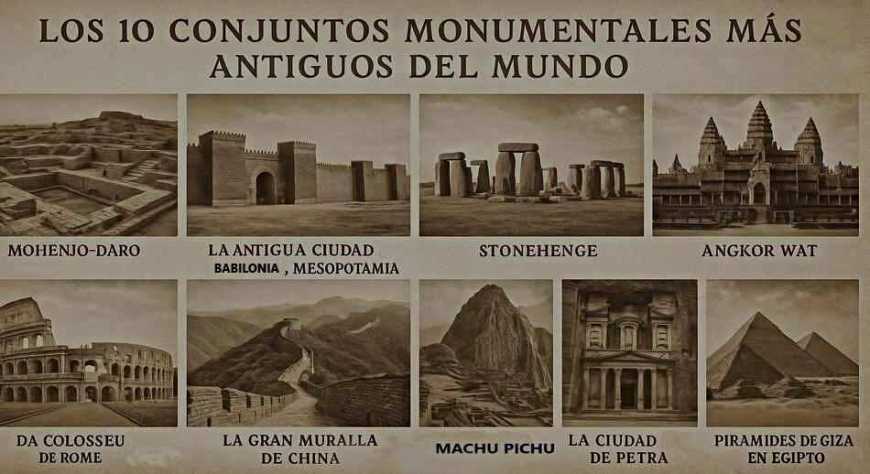 Los 10 Conjuntos Monumentales Más Antiguos e Impresionantes del Mundo