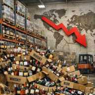 El almacenaje del alcohol a punto de reventar. Radiografía de la gran crisis mundial de los espirituosos