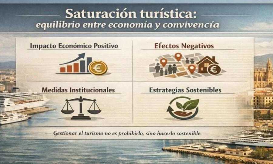 La saturación turística: entre motor económico y conflicto social