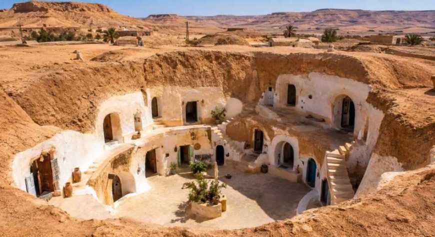 Matmata, las viviendas subterráneas de Túnez