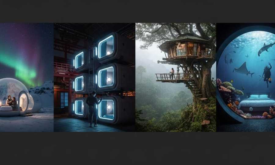 Turismo de hoteles insolitos: dormir diferente y vivir una experiencia única