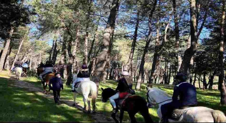 La ruta a Caballo por el Parque de Guadarrama 