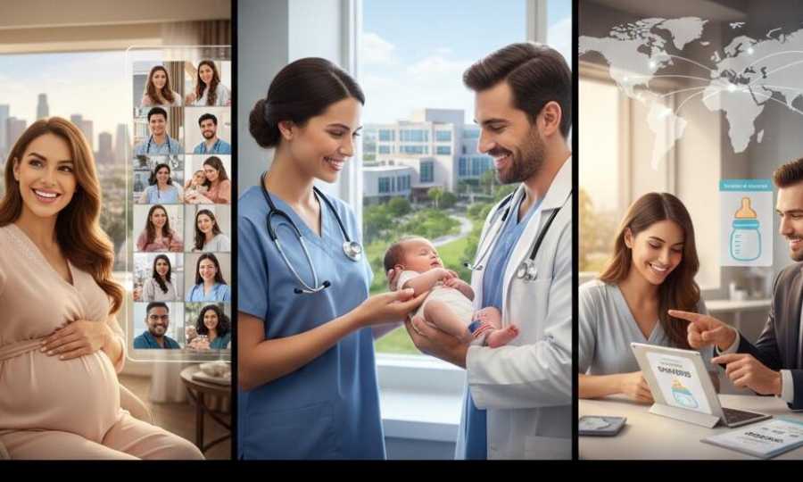 Turismo de nacimiento: cuando viajar para dar a luz se convierte en un fenómeno promovido por influencers