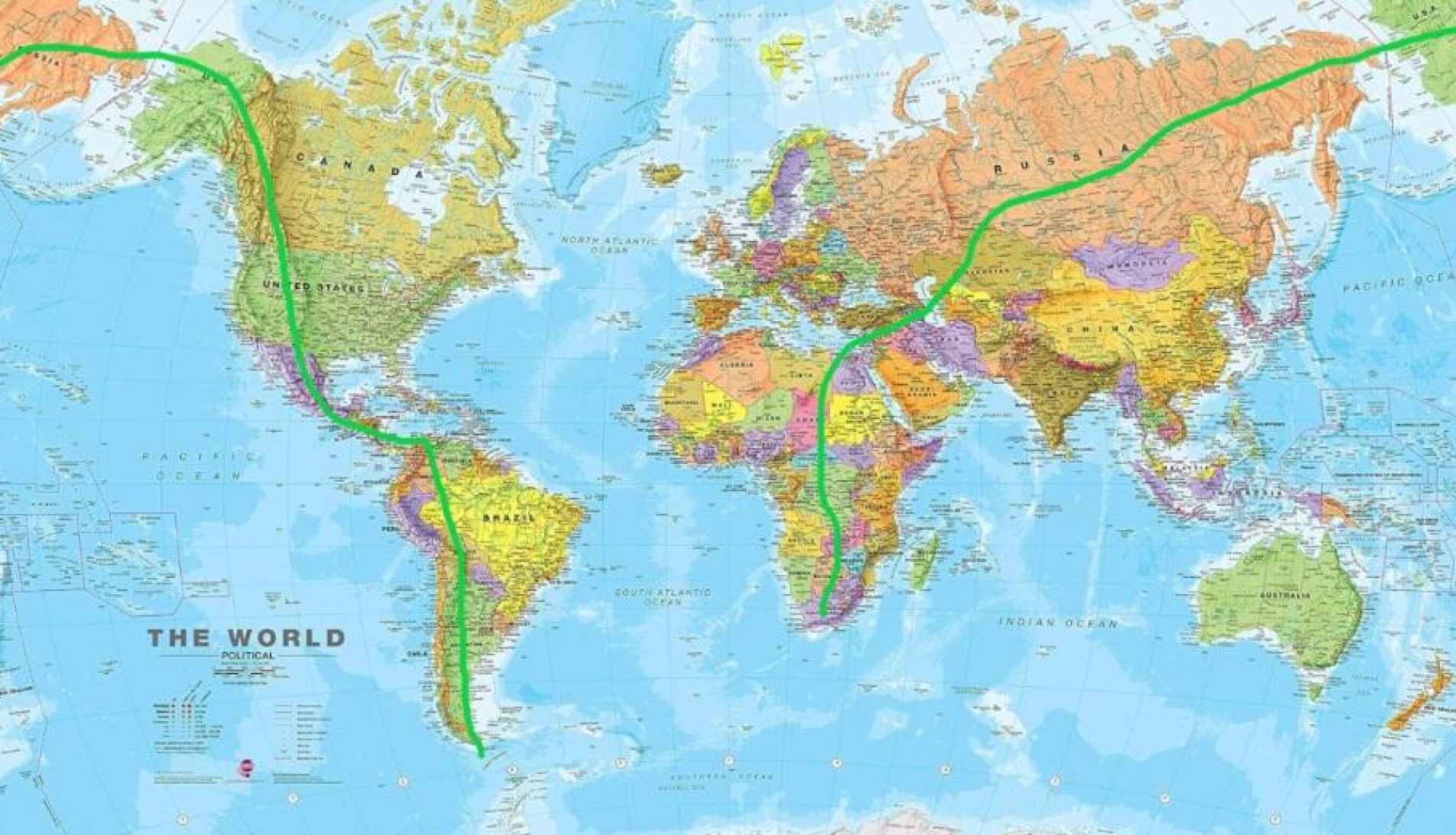 ¿Crees que puedes llegar andando desde Sudáfrica hasta Argentina?