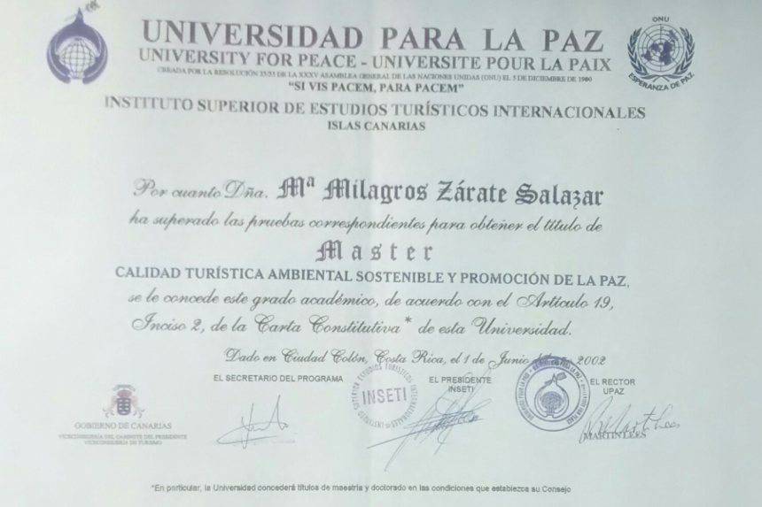 uno d elos primeros diplomas