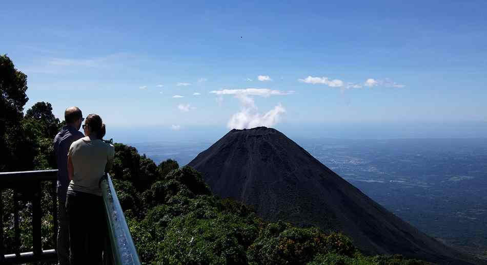 Volcán Izalco en El Salvador